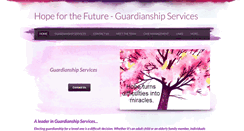 Desktop Screenshot of hopeforthefutureguardianship.com